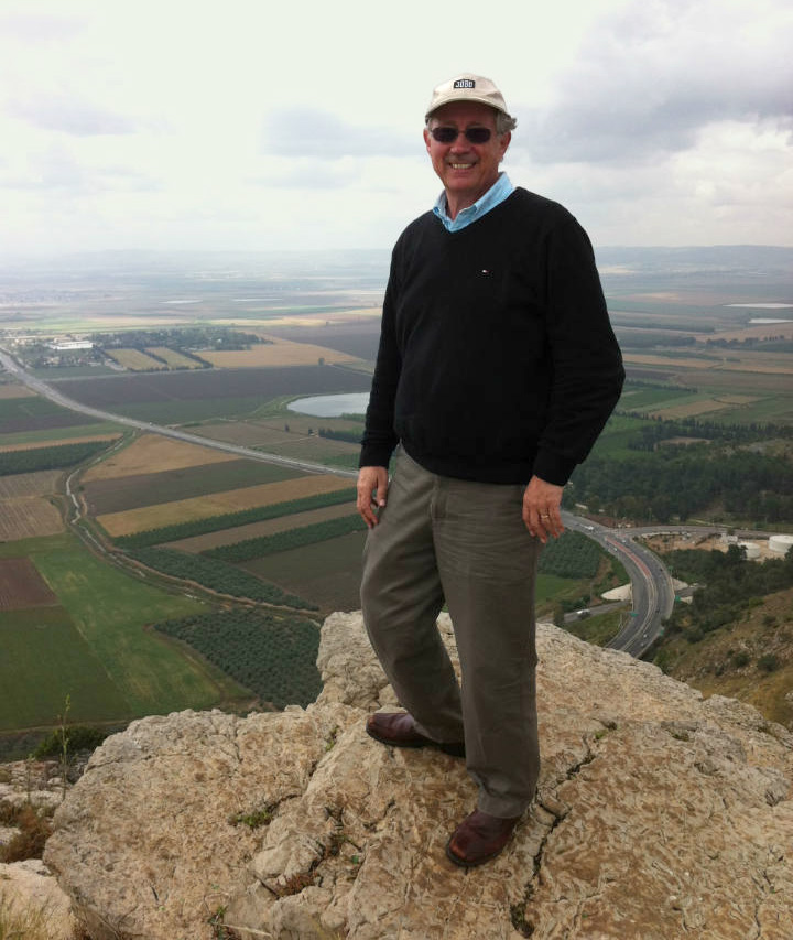 Michael Cardy standing on Mt Precipice